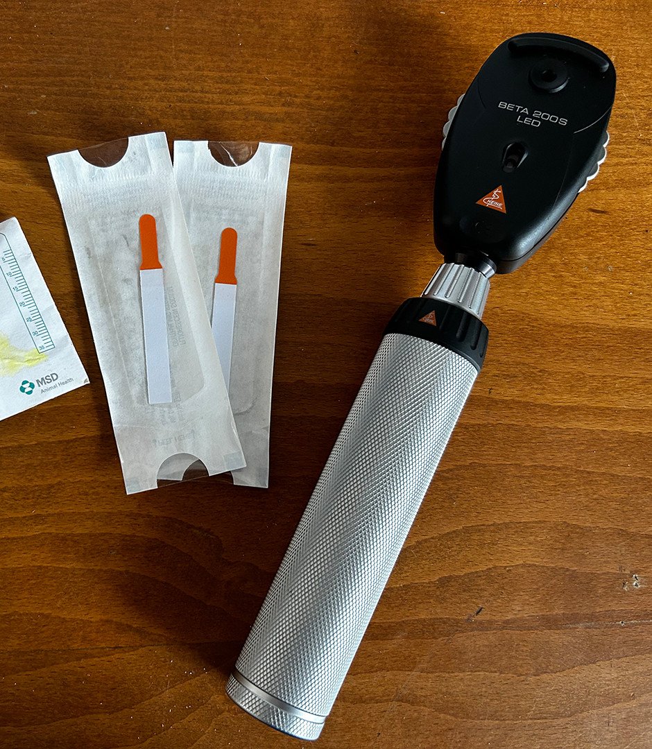 Ophtalmoskop HEINE® BETA 200S LED pro přímou oftalmoskopii